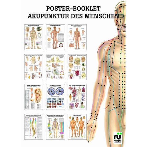 Öffne Mini Poster Booklet "Akupunktur des Menschen"